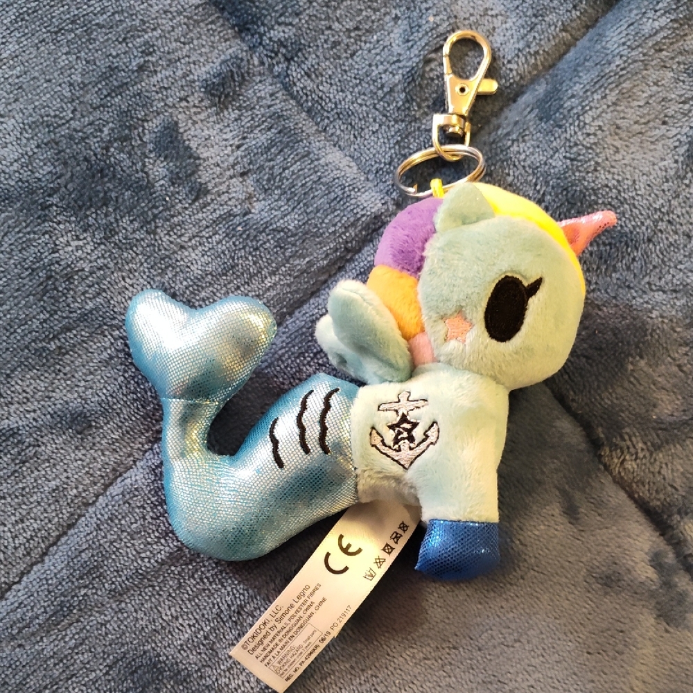 Tokidoki Unicorn Mermaid Keychain Plush